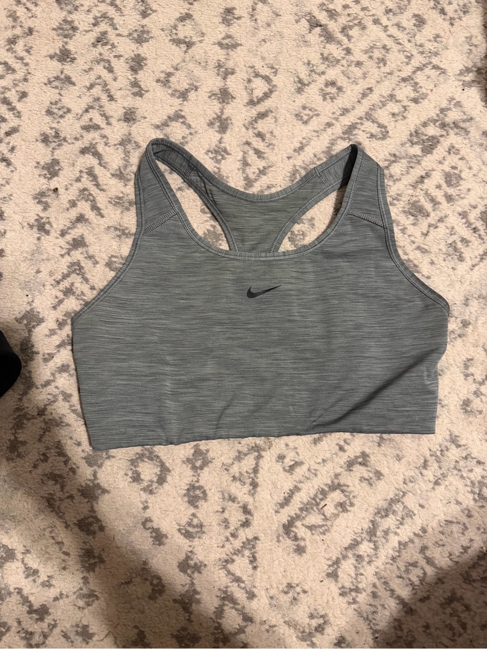 Nike Heather Gray Racerback Sports Bra XL